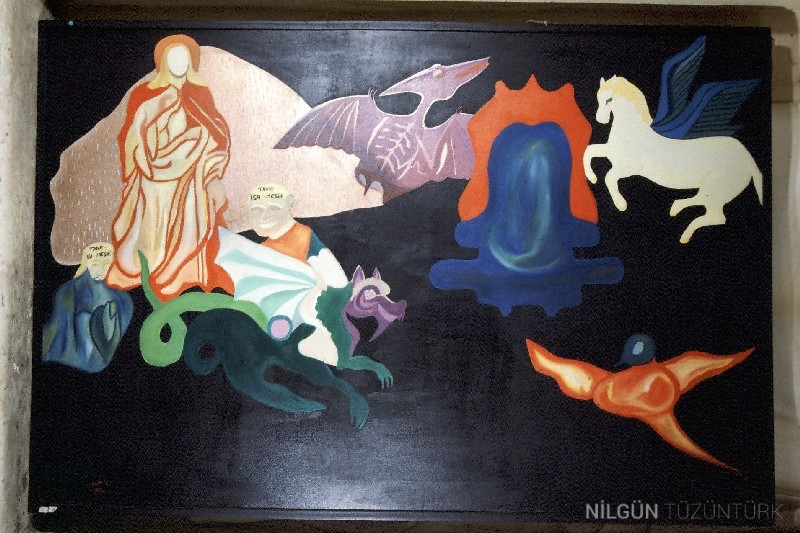 100x150 Tuval Üzerine Yağlıboya 1991