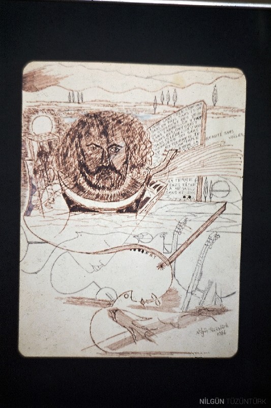 30x20 Kağıt Üzerine Desen 1986