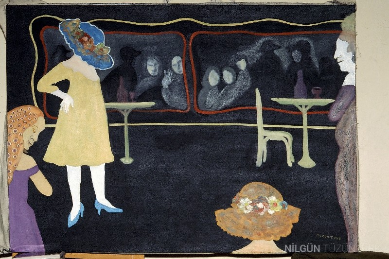 100x80 Tuval üzerine Yağlıboya 1998