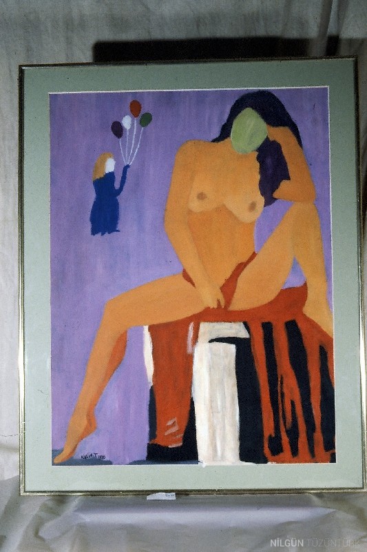 50x70 Kağıt Üzerine Yağlıboya 1989