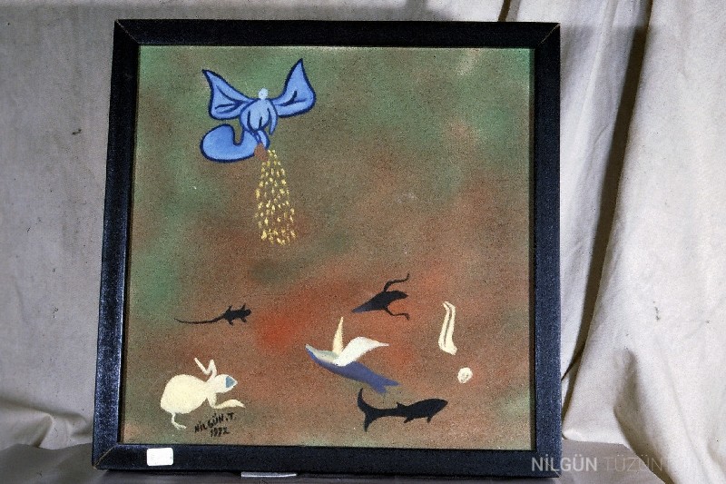 40x40 Tuval Üzerine Yağlıboya 1991