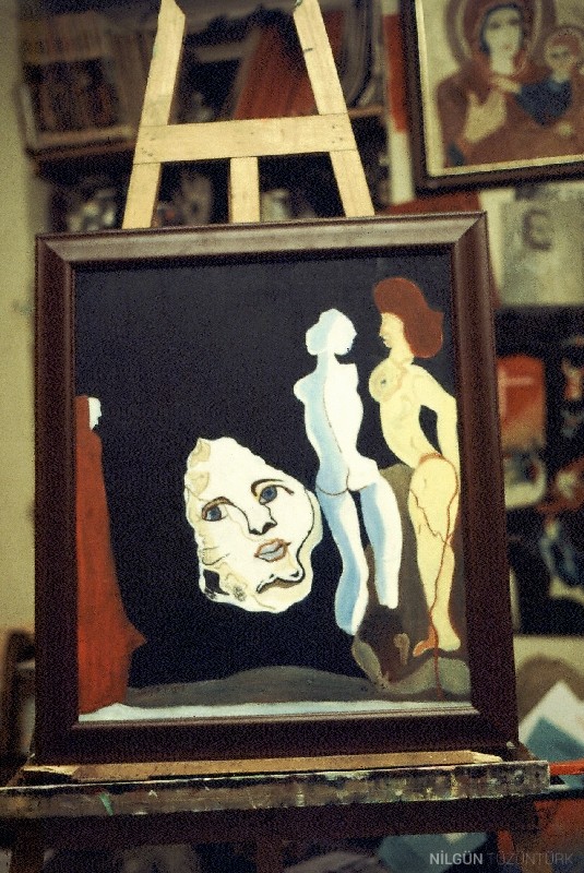 50x70 Tuval Üzerine Yağlıboya 1997