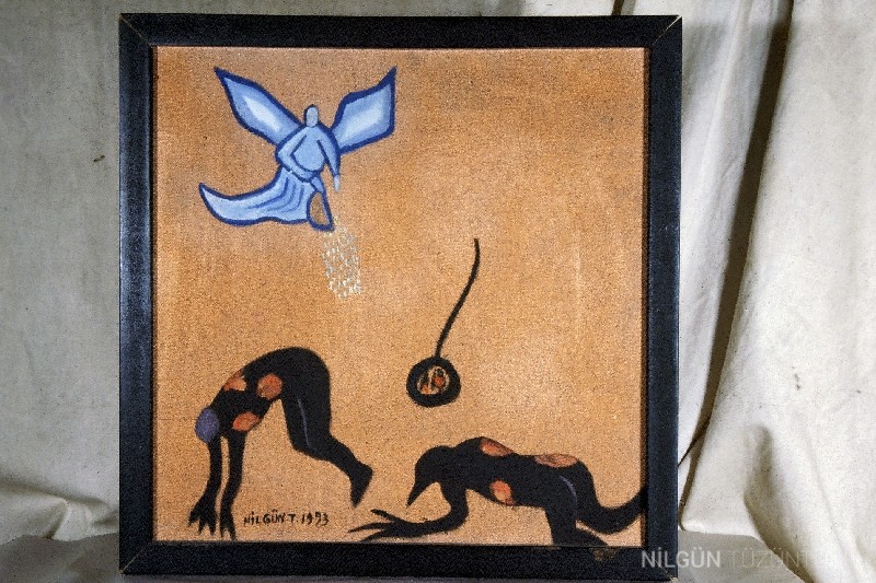 30x30 Tuval Üzerine Yağlıboya 1991