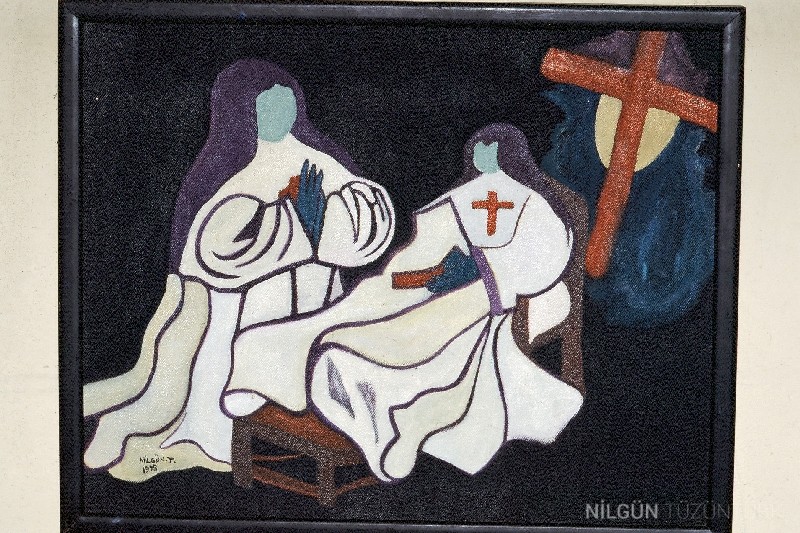 60x70 Tuval Üzerine Yağlıboya 1988