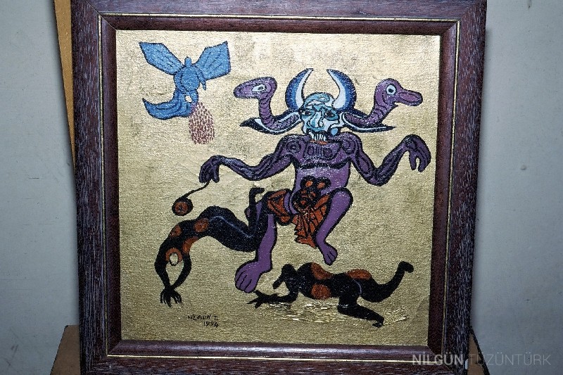 30x30 Tuval Üzerine Yağlıboya 1994