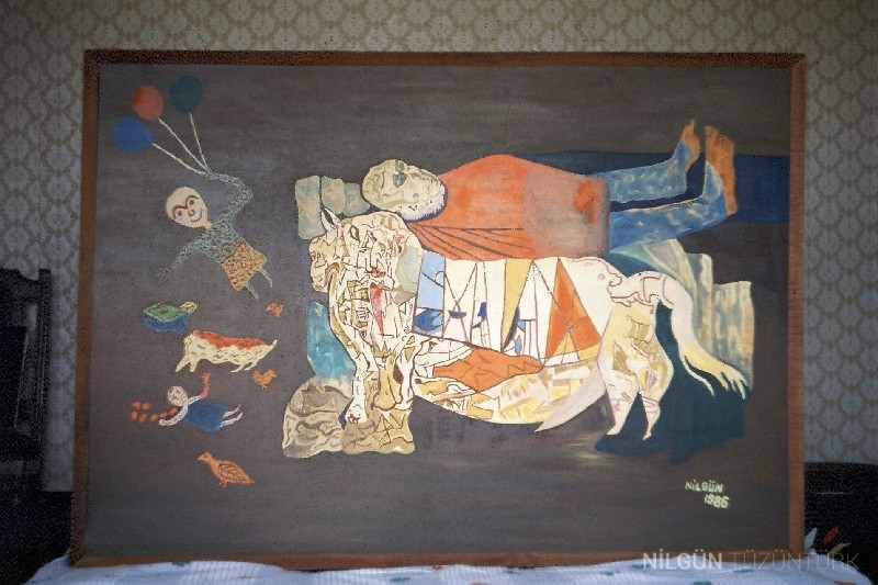 150x100 Tuval Üzerine Yağlıboya 1987