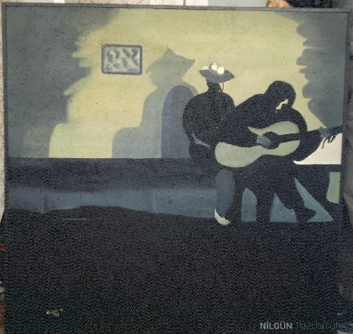 100x100 Tuval Üzerine Yağlıboya 1987