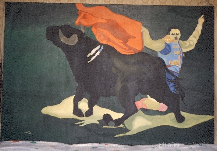 100x150 Tuval Üzerine Yağlıboya 1989