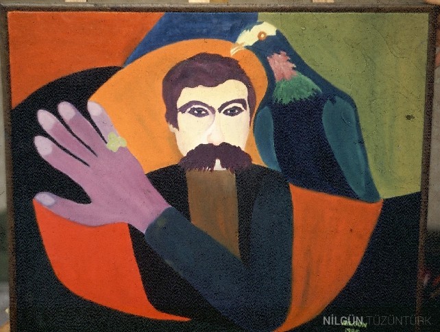 30x30 Tuval Üzerine Yağlıboya 1986