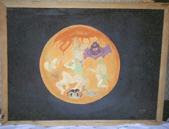 100x150 Tuval Üzerine Yağlıboya 1986