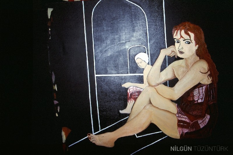 100x100 Tuval Üzerine Yağlıboya 2002