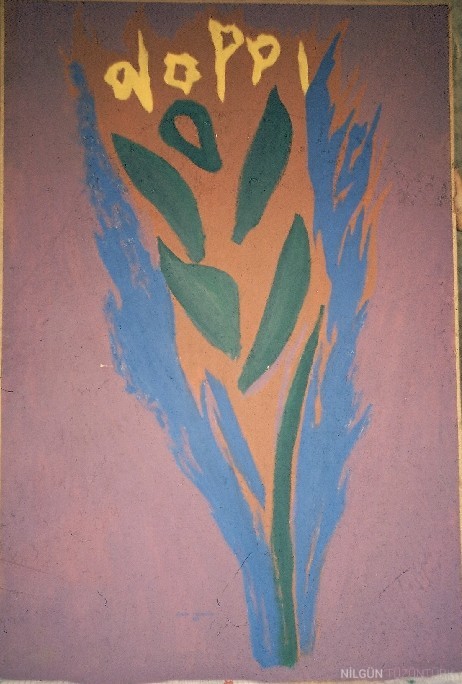 100x150 Tuval Üzerine Akrilik 1987