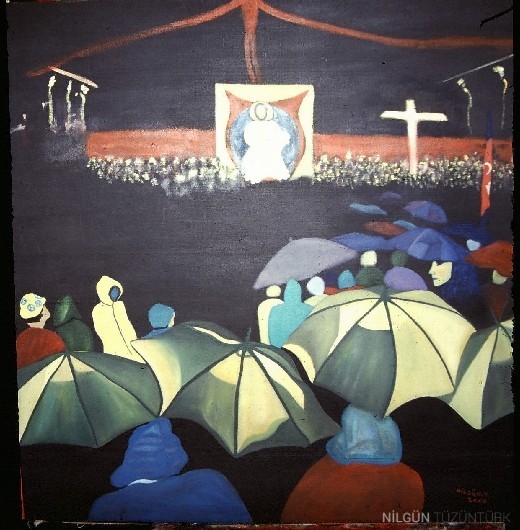 100x100 Tuval Üzerine Yağlıboya 2000