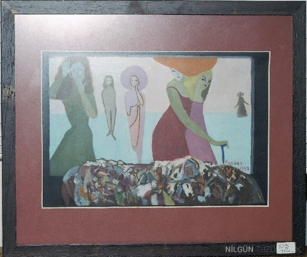 30x25 Kağıt Üzerine Yağlıboya 1997