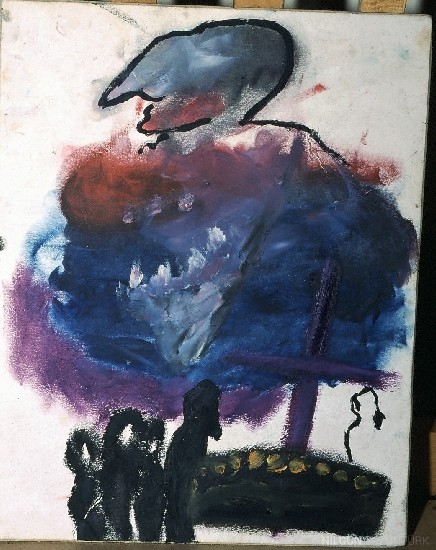 22x28 Kağıt Üzerine Yağlıboya 1995