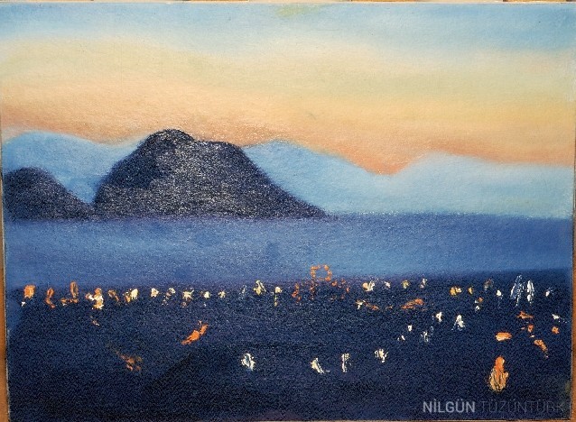 50x35 Kağıt Üzerine Yağlıboya 1997