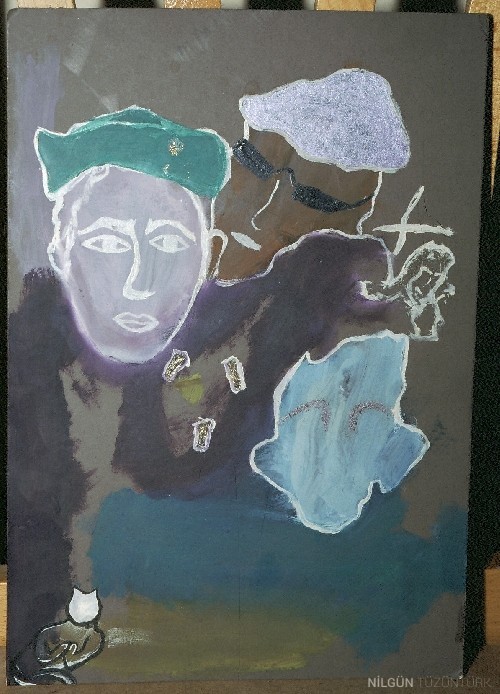 20x30 Kağıt Üzerine Yağlıboya 1994