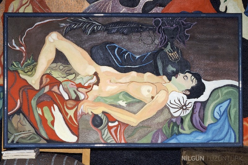 100x80 Tuval Üzerine Yağlıboya 1997