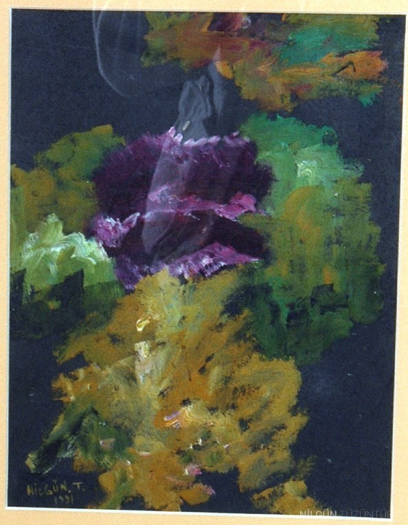 19x25 Kağıt Üzerine Yağlıboya 1991