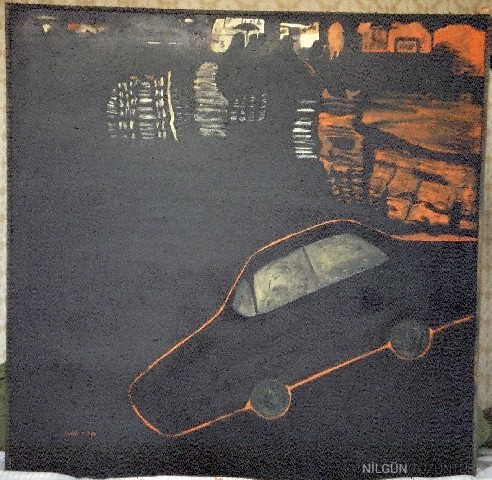 100x100 Tuval Üzerine Yağlıboya 1989