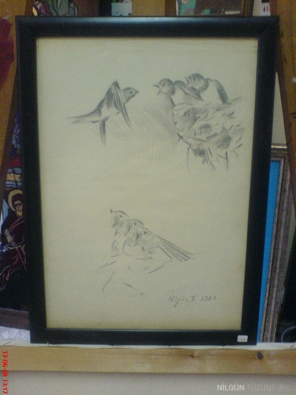 30x20 Kağıt Üzerine Desen 1987