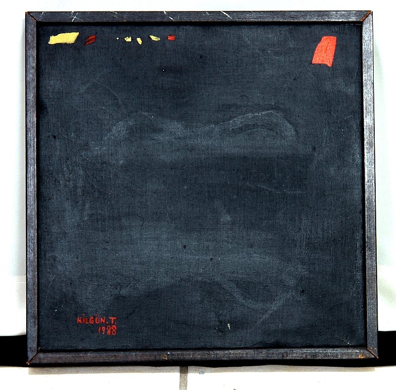 40x40 Tuval Üzerine Yağlıboya 1988