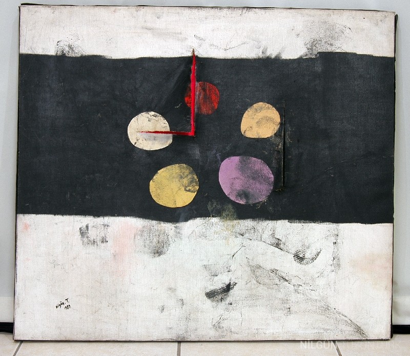 90x90 Tuval Üzerine Yağlıboya 1989