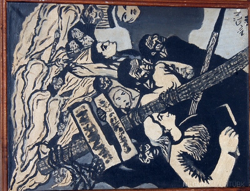 30x40 Tuval Üzerine Yağlıboya 1980