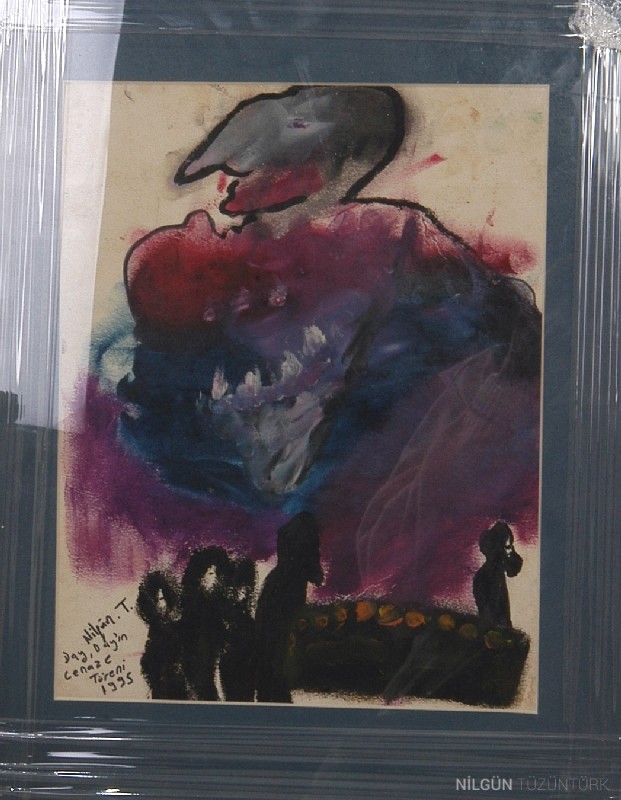 22x28 Kağıt Üzerine Yağlıboya 1995