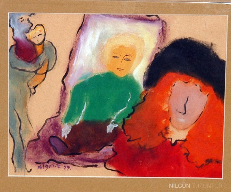 19x25 Kağıt Üzerine Yağlıboya 1999