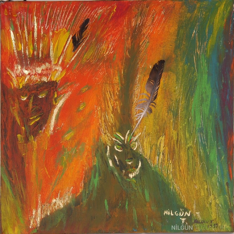 50x050 Tuval Üzerine Yağlıboya 1999