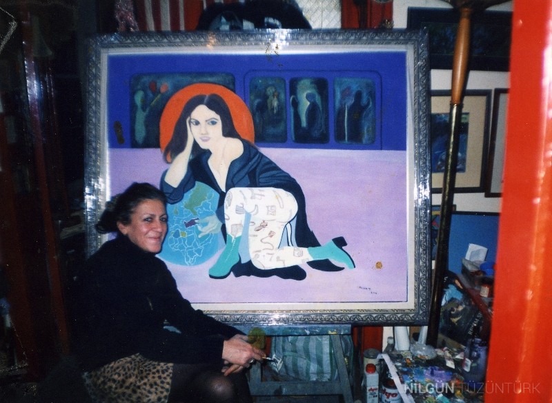 110x110 Tuval Üzerine Yağlıboya 2002