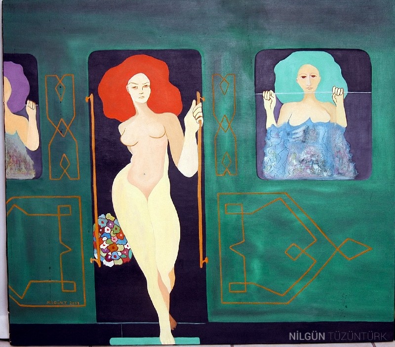 100x100 Tuval Üzerine Yağlıboya 2003