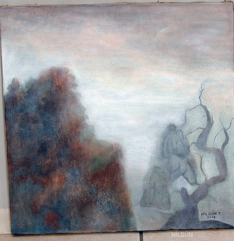 50x50 Tuval Üzerine Yağlıboya 2005